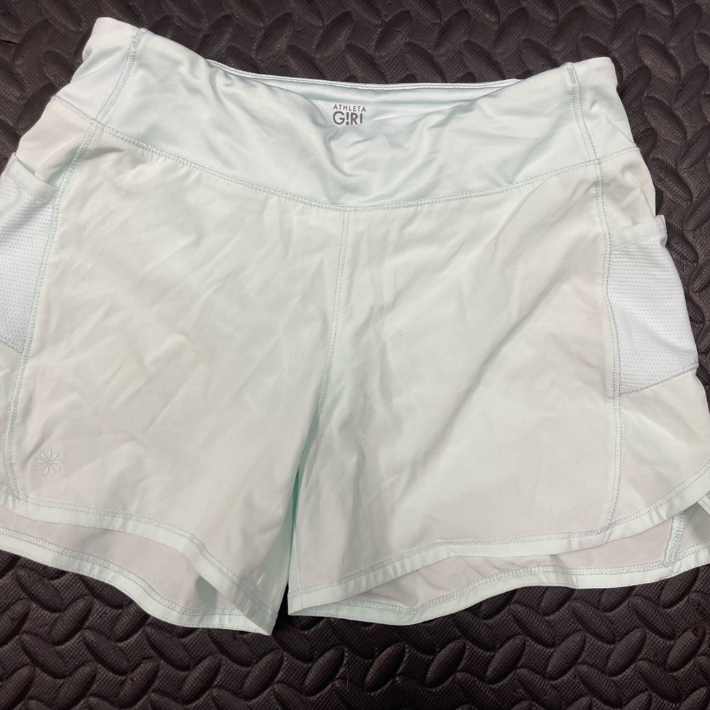 Athleta Green Relaxed Fit Shorts